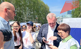 Руслан Кухарук проголосовал за объект благоустройства в Ханты-Мансийске
