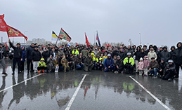 В День Победы улицы Ханты-Мансийска заполнил мощный гул моторов