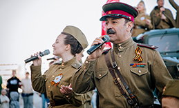 Для вас поём, ветераны! «Фронтовые бригады» выступили в Ханты-Мансийске