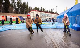 Для болельщиков Кубка МЛКБ работают развлекательные площадки