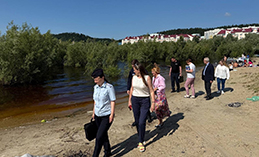 Очередной рейд у водных объектов прошёл в Ханты-Мансийске 