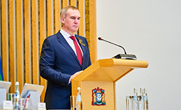 Руслан Кухарук представил результаты работы правительства округа