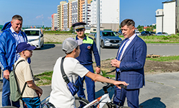 Прошёл очередной рейд по профилактике дорожного травматизма