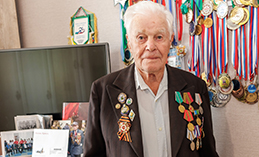 Почётный житель Ханты-Мансийска Виктор Черин отметил 95-летний юбилей