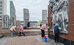 Хантымансийцы готовятся ко Дню Победы