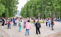 Дискотека под открытым небом прошла в Ханты-Мансийске