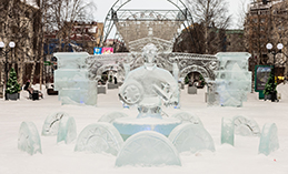 Ледовые городки в столице Югры