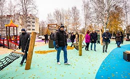 В Ханты-Мансийске состоялась общественная приёмка «Шахматного сквера»