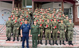 71 курсант Военного учебного центра при ЮГУ получил военный билет