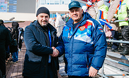 Максим Ряшин посетил Альфа-Банк Чемпионат России по биатлону 